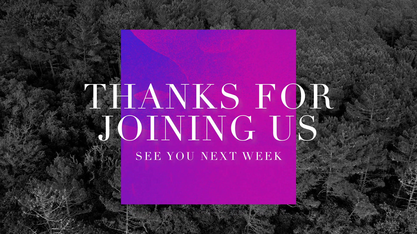 Vibrant Nature Thanks For Joining Us