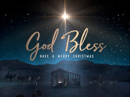 Starry Night Nativity Close