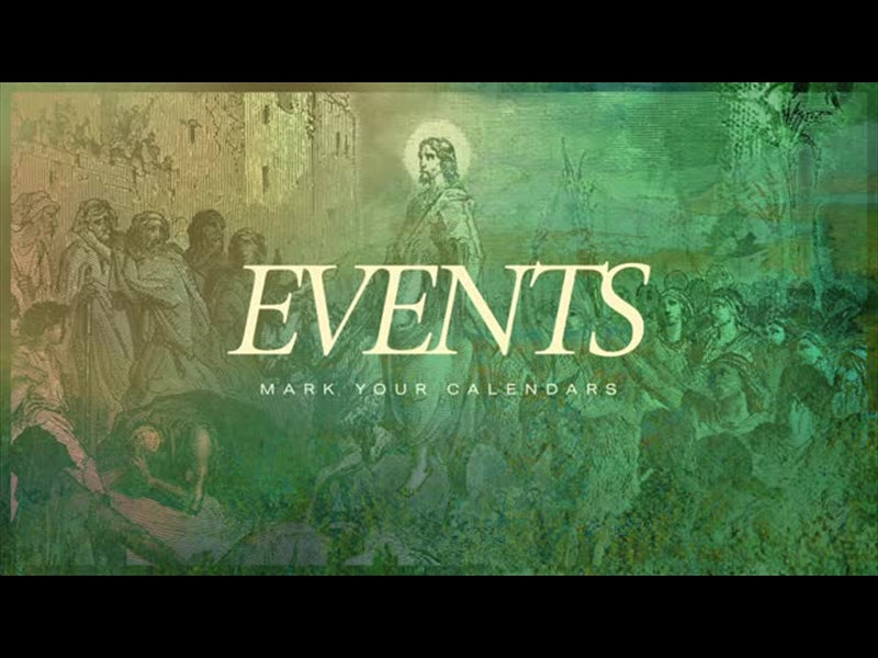 Easter Etching - Palm Sunday Events