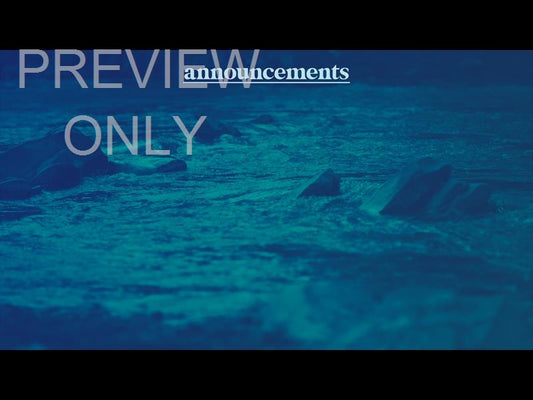 River Rocks Announcements