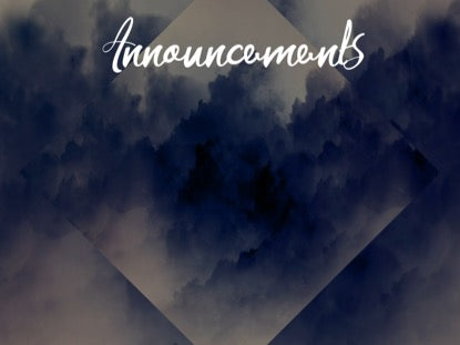 Floating Clouds Announcements Motion