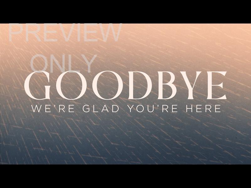 Reign Down Goodbye Still