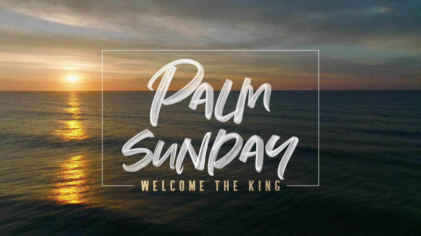 Sunrise Ocean Palm Sunday