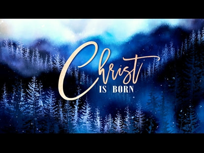 Christmas Woods Christ Is Born
