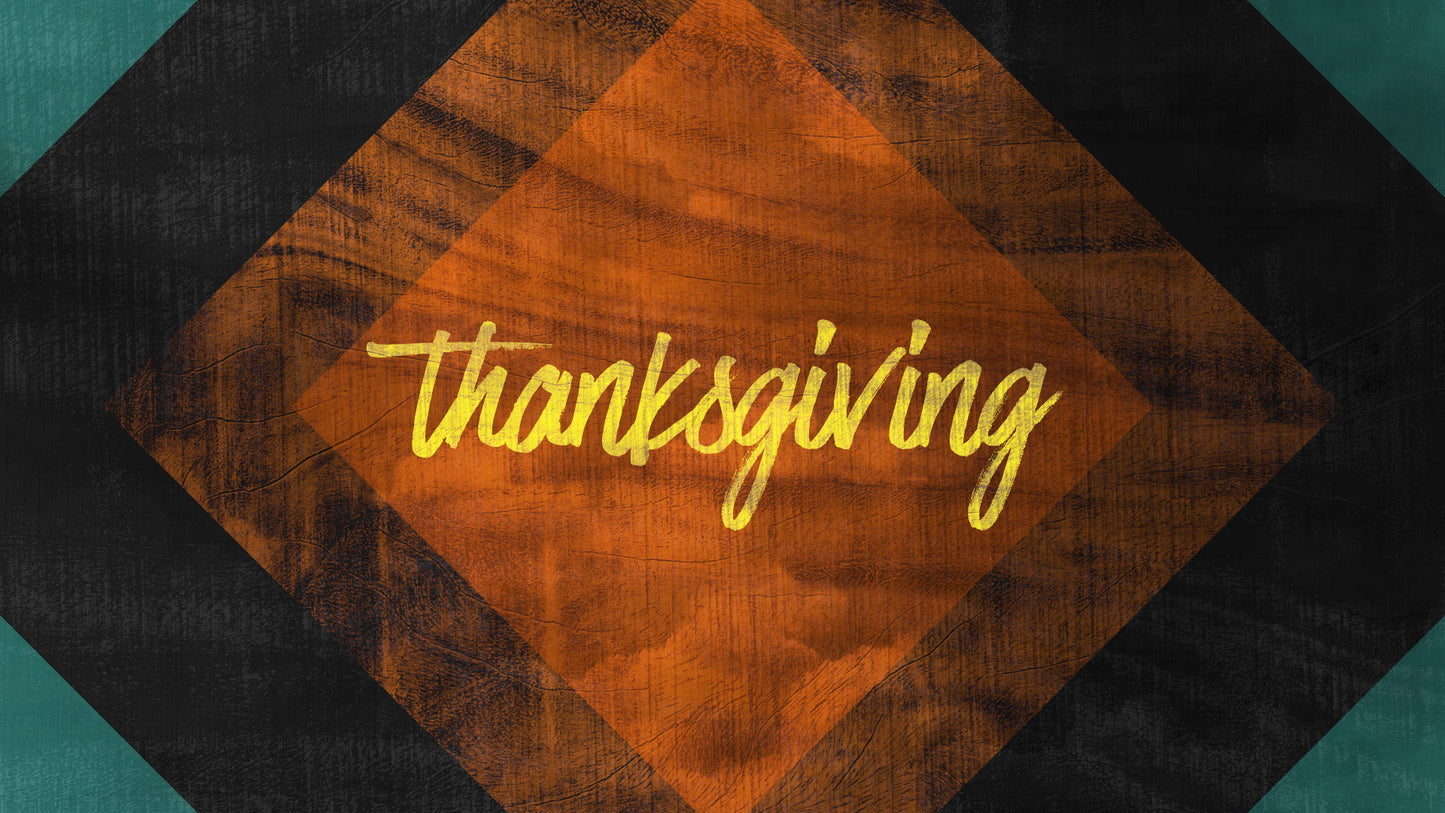 Woodgrain Clouds Thanksgiving