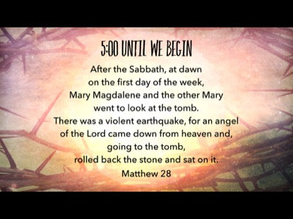 Easter Thorns Scripture Countdown