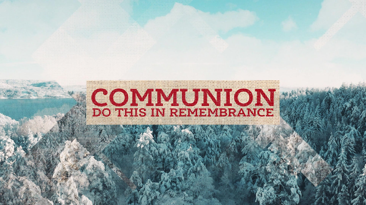Rustic Christmas Communion