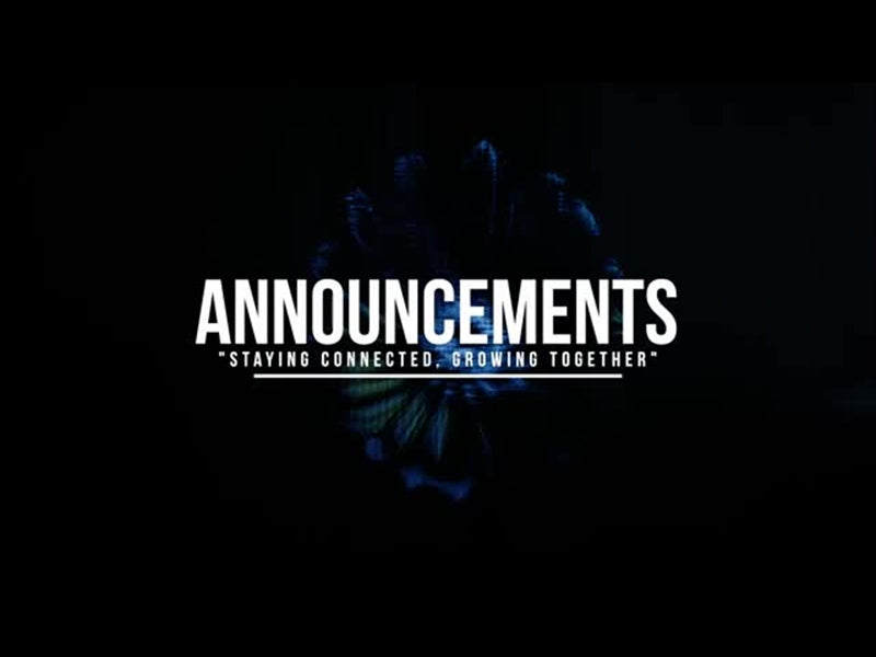 Crt Flowers Announcements