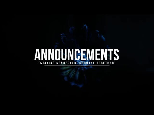 Crt Flowers Announcements