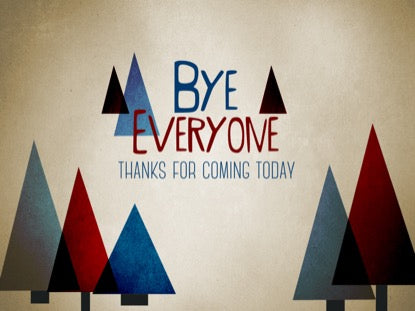 Modern Christmas Closing Motion