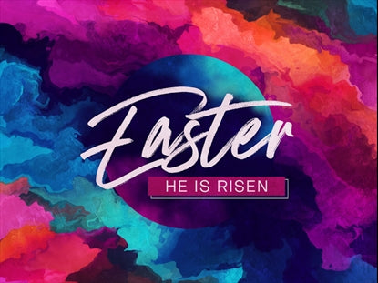 Paint Flow Easter Risen