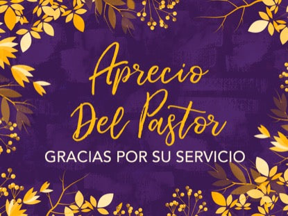 Autumn Breeze Pastor Appreciation Motion Spanish