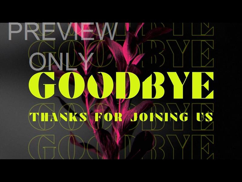 Neon Natro Goodbye Still