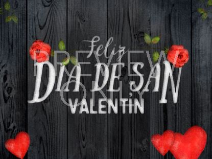 Wooden Valentine Holiday Still -