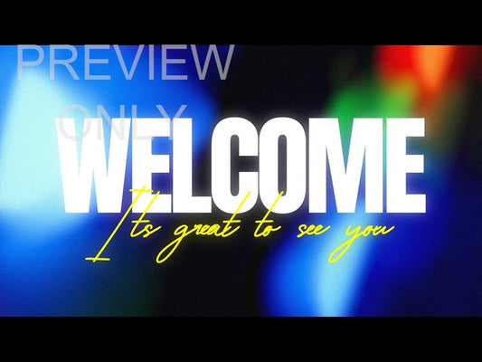 Rgb Lights Welcome Still