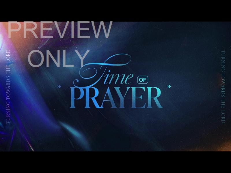 Summer Reflection Time Of Prayer Still