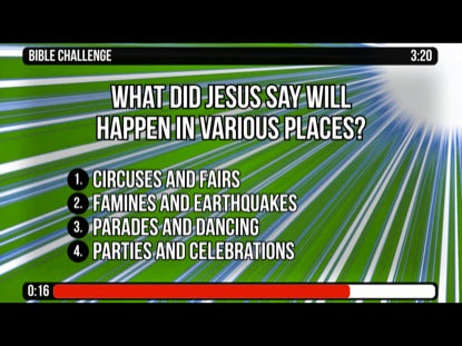 Bible Challenge Countdown - Matthew 24:1-35