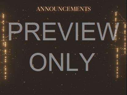 Christmas Gold Announcements