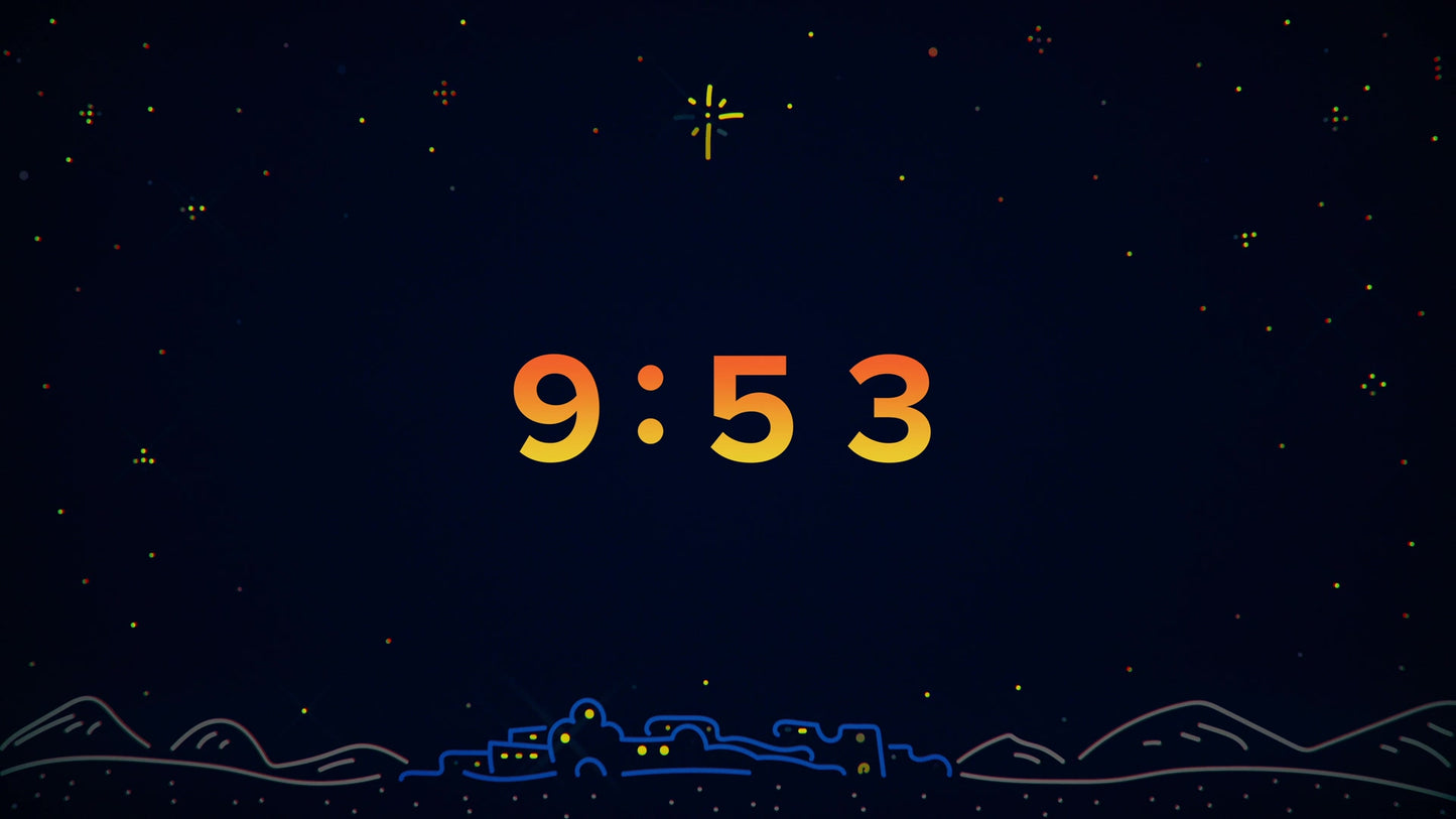 Christmas Lights: 10 Minute Countdown
