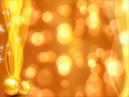 Golden Christmas Lights