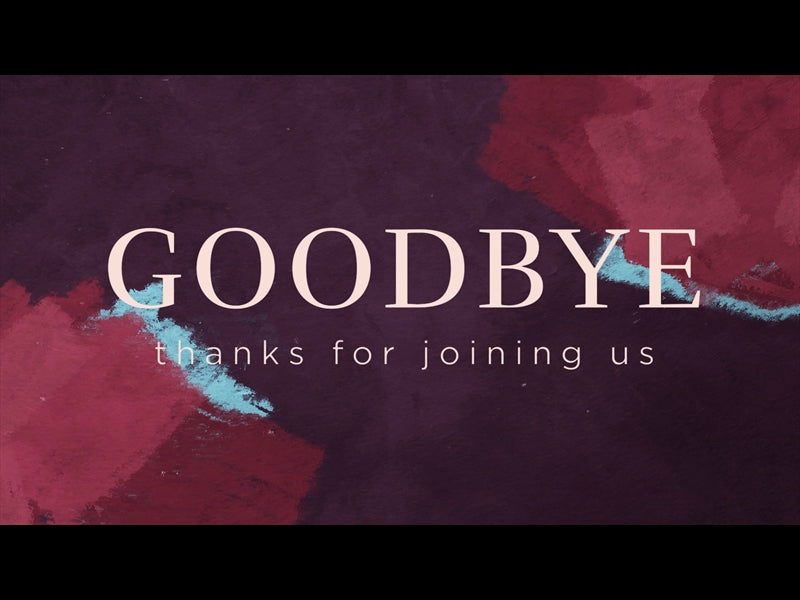 Mosaic Advent Goodbye