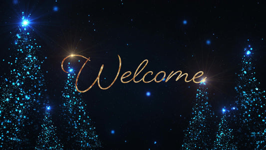 Christmas Glow Welcome Still