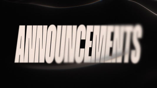 ANNOUNCEMENTS