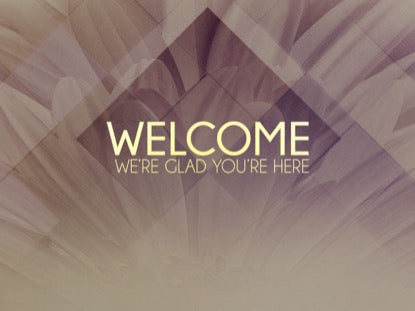 Pastel Flower Welcome Motion