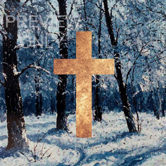 Snow Day Social Graphic Cross