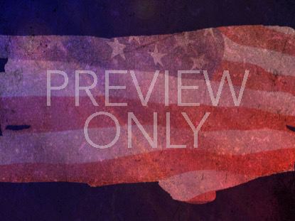 American Flags And Fireworks Still 2