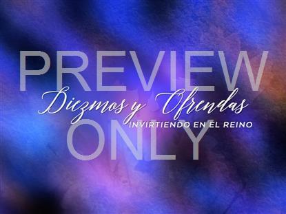 Radiant Harvest Offering Still - Spanish