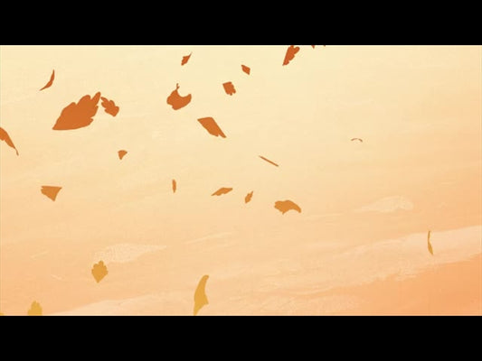 Gratitude Loop Background With Leaves