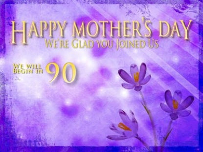 Happy Mother's Day Countdown