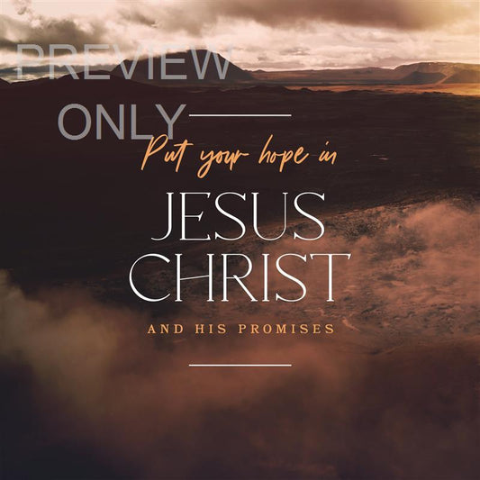 Thanksgiving Vistas Put Your Hope In Jesus