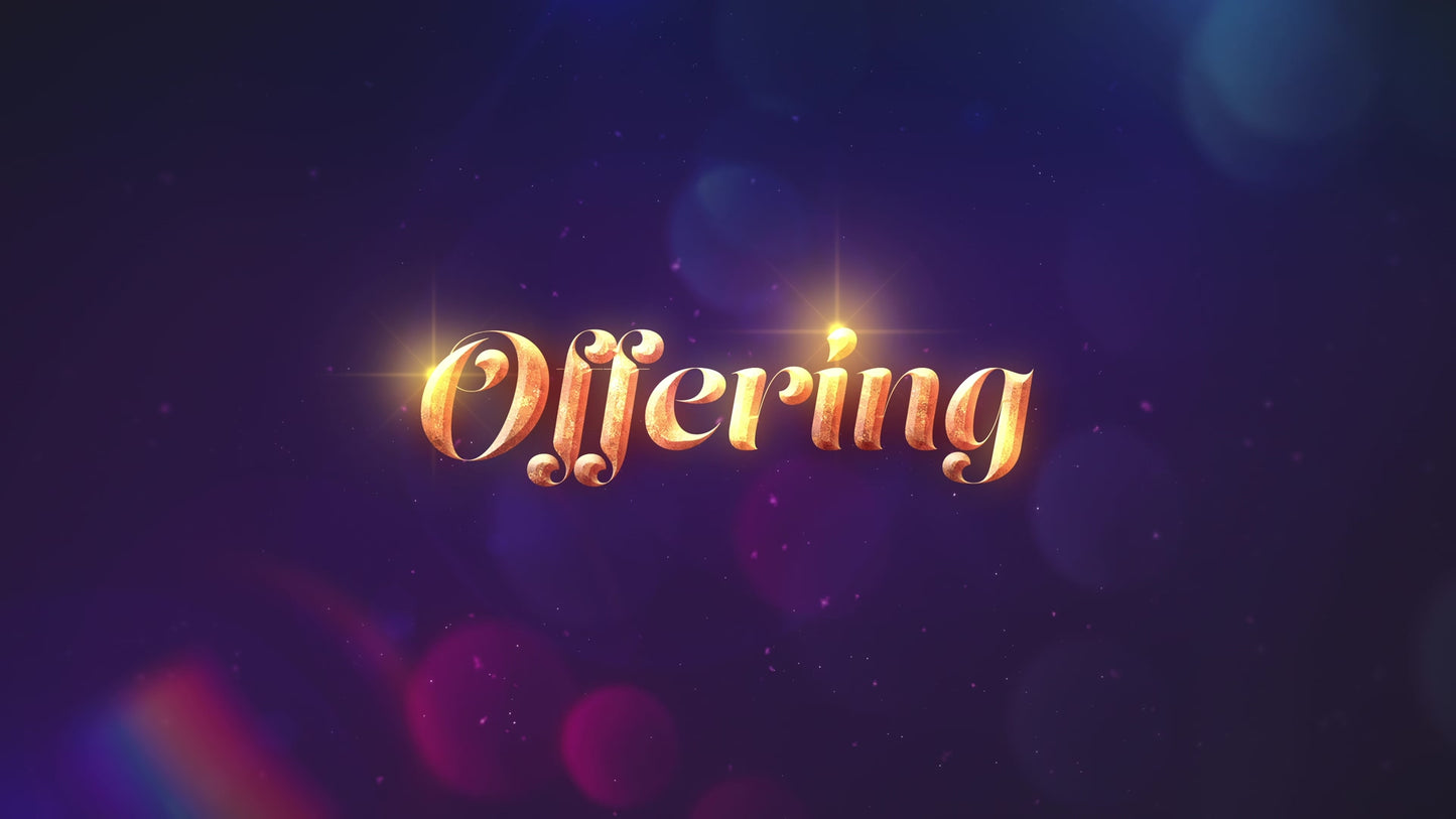 Christmas Flourish Offering Still