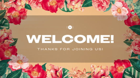 Vintage Floral Welcome Stream