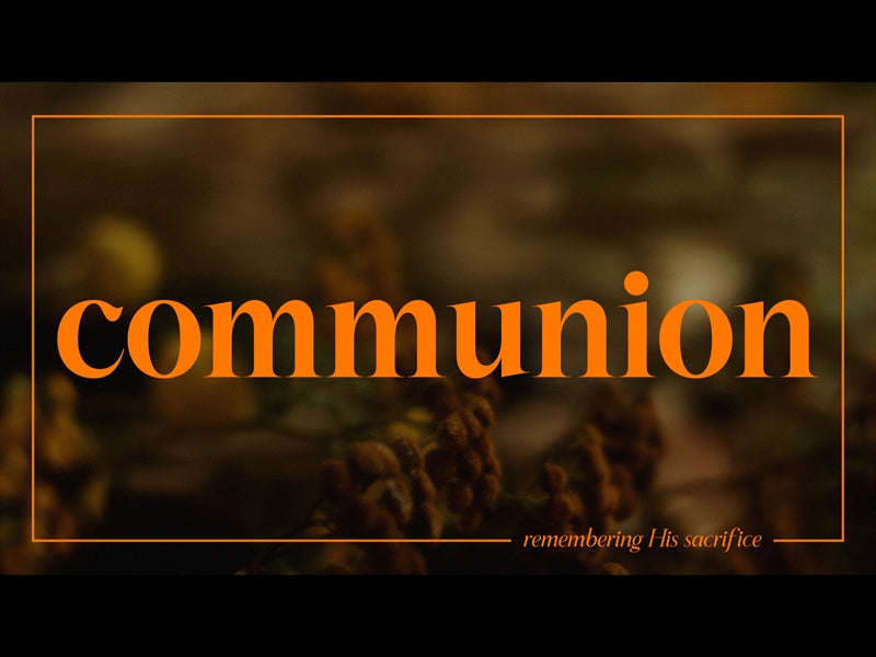 Flora Fall Communion