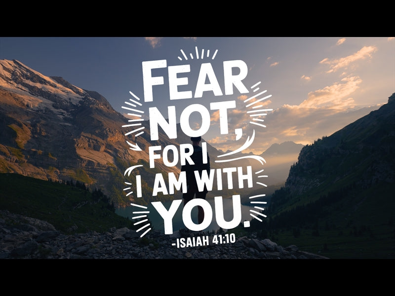 Fear Not, For I Am With You