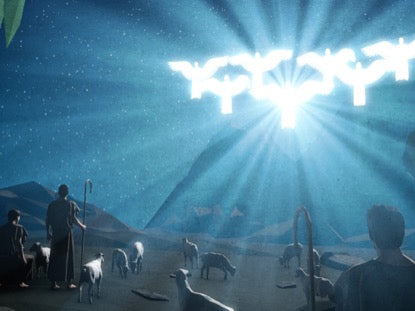 Bethlehem Night Shepherds Angels