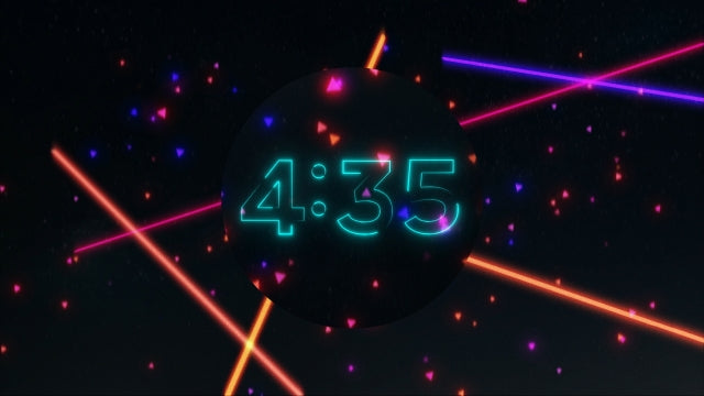 Neon Glow Countdown