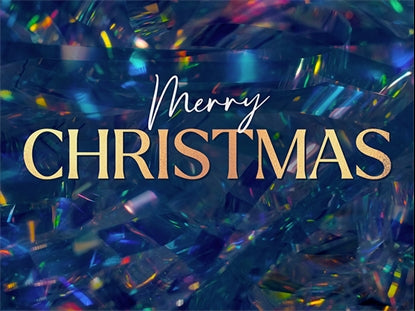 Christmas Tinsel Merry Christmas