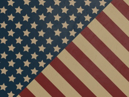 Old Fashioned America Stars And Stripes Loop