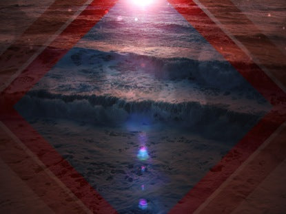 Summer Waves Blue Red