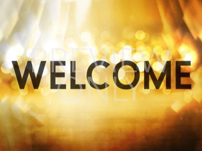 Golden New Year Welcome Still