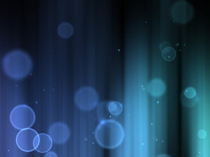 Color Bubbles Blue Green