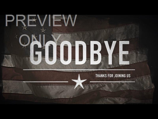 Old Glory Goodbye Still