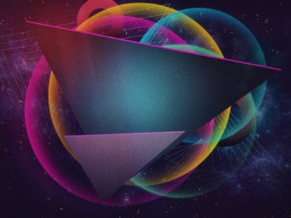 Neon Galaxy Blank