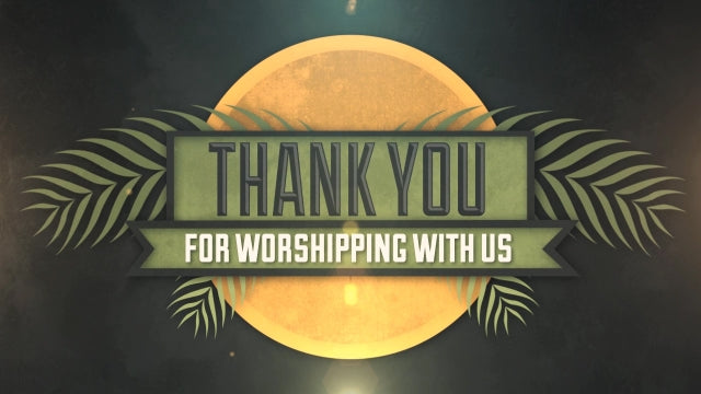 Vintage Palm Sunday Closing