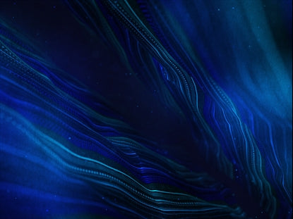 Flow Line Blue Teal