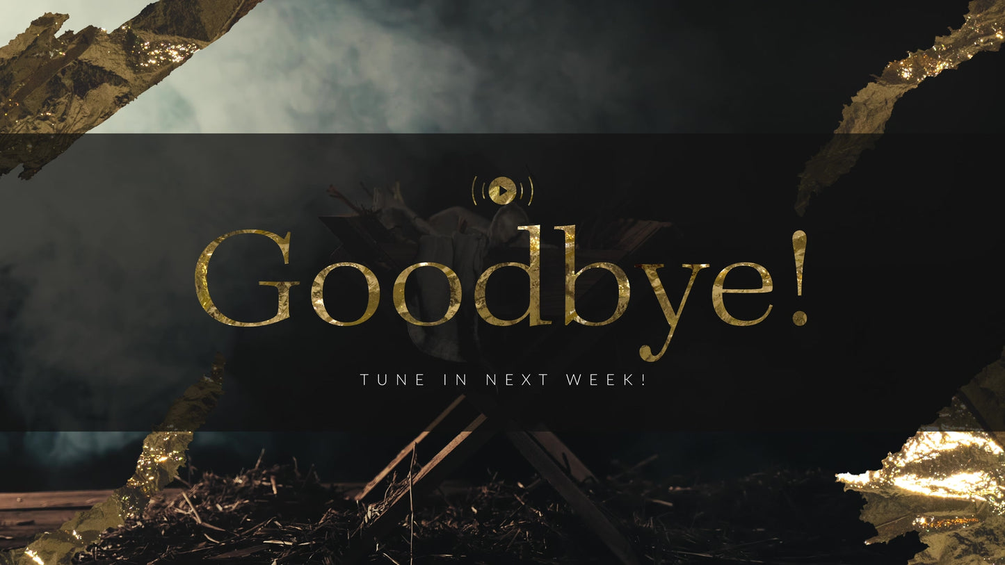 Nativity Manger Exit Stream Still